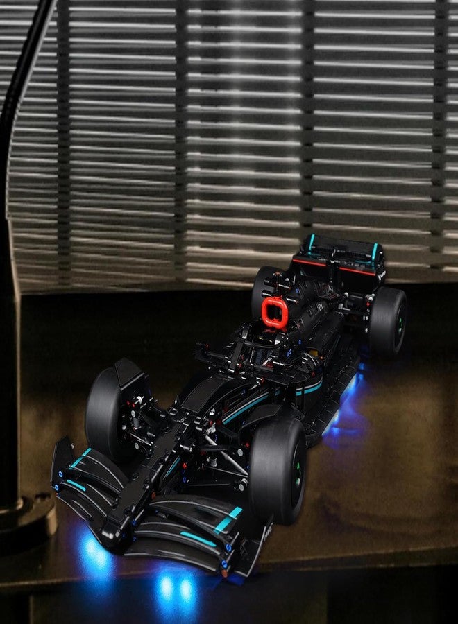 Kyglaring طقم إضاءة LED من Kyglaring متوافق مع مكعبات بناء Lego Mercedes-AMG F1 W14 E Performance 42171، ملحقات إضاءة مطورة لمجموعة النموذج 42171، الأضواء فقط (النموذج غير متضمن) - Image 5